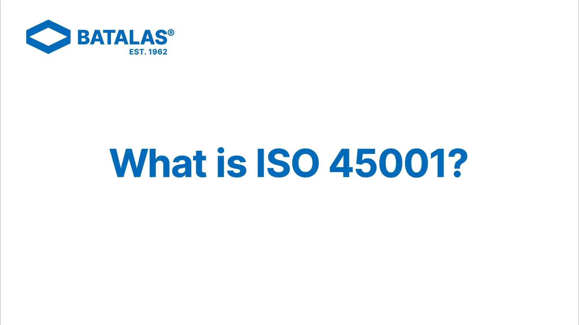 4 What is ISO 45001 Thumbnail