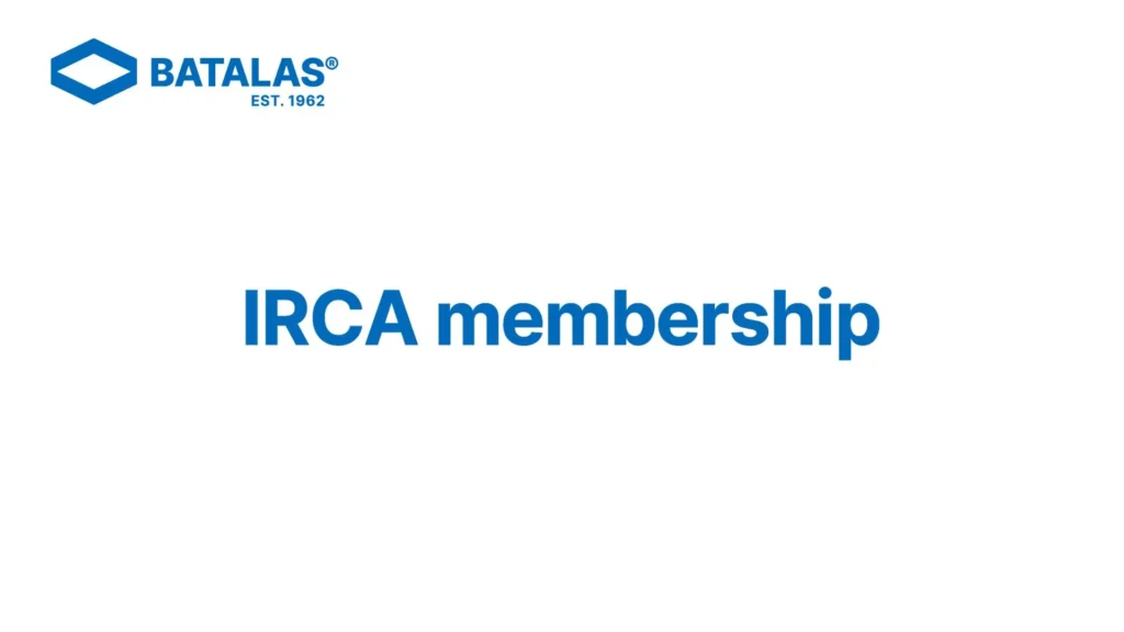 40 IRCA Membership grades Thumbnail